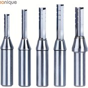 Resim Dreanique 1 adet Düzleme Router Ucu 1/2 Shank TCT Düz Ahşap İşleme Freze 3 Flüt Kesme Düz Router Ucu CNC Karbür Freze Plywood Chipboard MDF Ahşap Oyma Düzleme Yuvalama Router Ucu Bit End Mill 