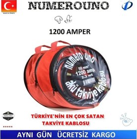 Resim Akü Takviye Kablosu 50mm 1200 Amper 2.3 M Numereuno N11.38 