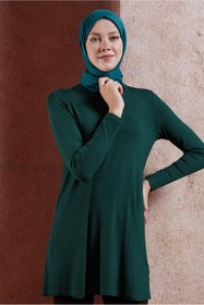 Resim Alvina BİSİKLET YAKA TESETTÜR TUNİK 44788 