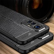 Resim M.TK Moveteck Xiaomi Mi 12 Lite Uyumlu Kılıf Kamera Lens Korumalı Deri Dokulu Silikon Kapak 