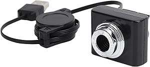 Resim ASHATA Web kamerası Klipsli Kamera, USB 2.0 Klipsli Kamera, çözünürlük 640 X 480, Geri çekilebilir Kablolu, / SP1 / 7/2000/2003 Için canlı akışlı Video Konferanslar Için 