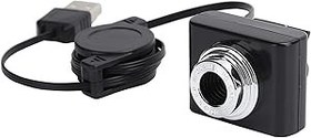 Resim ASHATA Web kamerası Klipsli Kamera, USB 2.0 Klipsli Kamera, çözünürlük 640 X 480, Geri çekilebilir Kablolu, / SP1 / 7/2000/2003 Için canlı akışlı Video Konferanslar Için 
