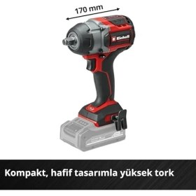 Resim Daders Home Professional Akülü Darbeli Somun Sıkma Tp-Cw 18/750-C Li Bl-Solo Power X- (18 V, 750 Nm Tork Seviyesi, 1000 Nm Serbest Bırakma Torku, Kömürsüz, Harici Kare Uç Soketi) 