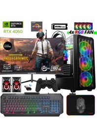 Resim Xaser DELUXX51 R5-7500F 16 GB 512 GB M.2 Nvme SSD 8 GB RTX4060 23.8" Free Dos Masaüstü Oyuncu Bilgisayarı 