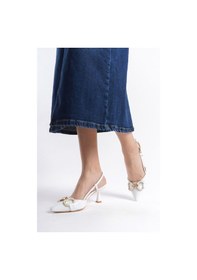 Resim Mubiano Hakiki Deri Collection Kadın Topuklu Stiletto & Ayakkabı Beyaz -mcbrg5793-b Beyaz 