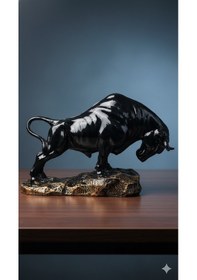 Resim Lebron Dekoratif Boğa Heykeli 