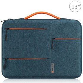 Resim Fosenze Macbook, Surface Ve Dell Xps İçin Su Geçirmez 13 İnç Laptop Çantası - Deniz Mavisi G6 
