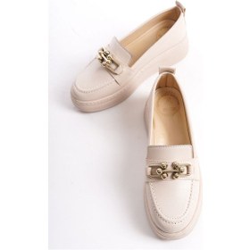 Resim Daxtors D602 Günlük Ortopedik Garantili Kadın Loafer Ayakkabı Nut 
