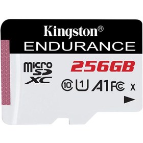 Resim Kingston SDCE-256GB 256GB microSDXC Endurance 95R-45W C10 A1 UHS-I Card Only Hafıza Kartı 