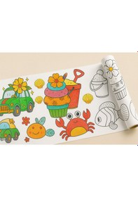 Resim Yaz Mevsimini Seviyorum Tatil Yapıyorum Eğleniyorum Ve Boyuyorum Boyama Rulosu 