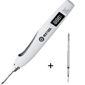 Resim SUNLINE AE730D 30W Sıcaklık Kontrollü Dijital Lehimleme İstasyonu 