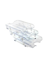 Resim Bigpoint Evrak Rafı Plastik Bp193 Şeffaf 3 Lü Katlı Üçlü N11.235 