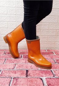 Resim Derby Safi Kauçuk Içi Miflonlu Kaymaz Krep Kısa Çizme 25cm 