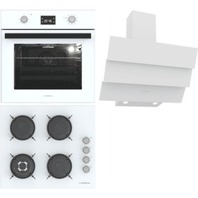 Resim Termikel Ankastre Set (BO O6555C W + BH P6194C W + CH S6532C WW) 