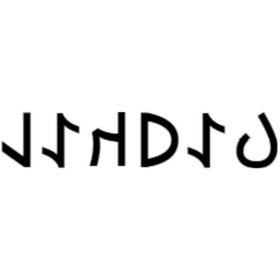 Resim Göktürkçe Baykal İsmi Yazı Sticker Yükseklik 5 Cm 