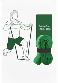 Resim Çeşitli Kg Direnç Bantları, Gym Barfiks Direnç Bandı, Kas Geliştirme Direnç Bandı, Pilates Egzersiz Bandı Yeşil 