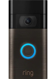 Resim Ring Video Doorbell 1080p Akıllı Smart Görüntülü Kapı Zili Siyah 