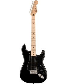 Resim Squier Sonic Stratocaster Hss Akçaağaç Klavye Bpg Black Elektro Gitar 