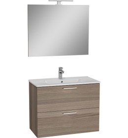 Resim Vitra Mia 75101 Banyo Dolabı Seti, Çekmeceli, 80 Cm, Cordoba Cordoba 