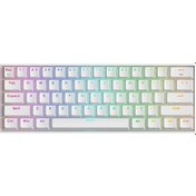Resim Redragon K530w Draconıc Pro Q Tr 60% Kompakt Kablosuz-bluetooth 2.4g Swıtch Mekanik Klavye Beyaz 