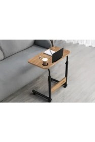 Resim Vivense Bambu Yükseklik Ayarlı Laptop Sehpası, Çam, 60X40 