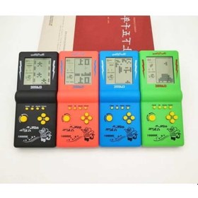 Resim Fortunelane Mavi Şarjlı Nostaljik Büyük Ekranlı El Oyunu, Çocuklar İçin Zeka Geliştirici Rus Blok Oyunu 