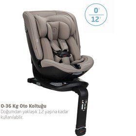 Resim Maxi-Cosi Spinel 360 Plus i-Size Dijital Göstergeli Dönebilen Yatabilen Isofix'li 0-36 kg Oto Koltuğu Authentic Truffle 