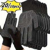 Resim 20/10 adet Nükleer Desenli Naylon Eldivenler - Dış Mekan Bisiklet Sürüşü, Kampçılık, Balık Tutma için Uygun - Hafif ve Aşınmaya Dayanıklı, Çoklu Renk Seçenekleri Mevcut 