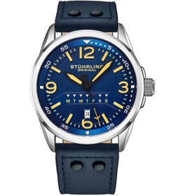 Resim Stührling 447a.03 44mm Isviçre Üretimi Erkek Kol Saati 