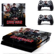 Resim Captain America Playstation 4 Fat Sticker Kaplama Ca-01 