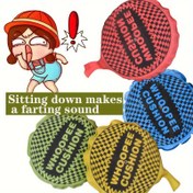 Resim 4 Adet WHOOPPEE CUSHION Şaka - Canlı Renklerde Sentetik Kauçuk Osuruk Ses Pedleri, Nisan Şakası, Cadılar Bayramı, Noel, Film Geceleri ve Mizah Severler İçin Taşınabilir Eğlenceli Oyuncak, Hafif Tasarım, Komedi Tutkunlarına Özel 