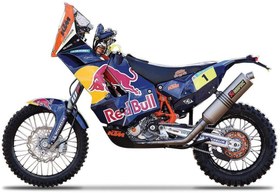 Resim NessiWorld Bburago 1:18 KTM 450 Model Motor 
