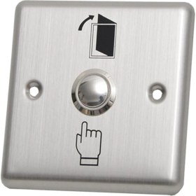 Resim Flameer Kapı Çıkış Itme Bırakma Düğmesi Kapı Çıkış Düğmesi Açma Açık Anahtarı DC12V (Yurt Dışından) 