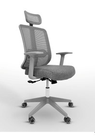 Resim Zeon Büro Ofis Sistemleri // Comfort Mood Gray Yönetici Koltuğu Ofis Çalışma Koltuğu Gri 