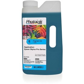 Resim PHOTO INK (Akıllı Mürekkep) EPSON Stylus Pro için 1000 ml MAVİ CYAN Pigment Plotter Mürekkep (T-EPR) 