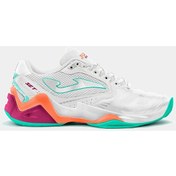 Resim Joma Kadın Tenis Maç Ayakkabı Set Lady 2302 White Orange Tselw230 001 Joma