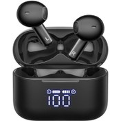 Resim Tozo T21 Tonal Fits IPX8 Su Geçirmez Kablosuz TWS Kulaklık Siyah 