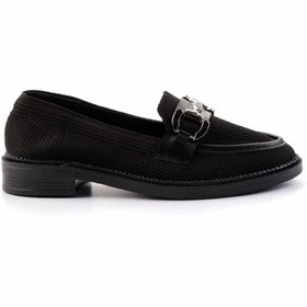 Resim Bambi Siyah Kadın Loafer Ayakkabı K01362245682 Siyah 