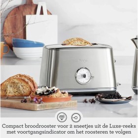 Resim Braventa Collection Sage STA735 Bst The Select Lux Ekmek Kizartma Makinesi Siyah 