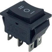 Resim YLZ TUŞLU ANAHTAR KARE (BÜYÜK BOY) (6 FİŞ) (ON-OFF-ON) (16A 250V AC / 20A 125V AC) 