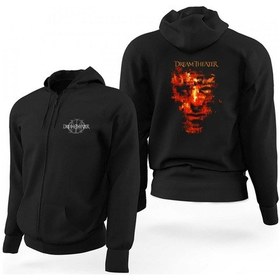 Resim Dream Theather Metropolis Siyah Fermuarlı Limited Edition Kapşonlu Sweatshirt Siyah 