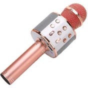 Resim 3C Store Bluetooth Uyumlu Kablosuz Mikrofon Ev Karaoke Mikrofonları Hoparlör El Tipi Müzik Çalar Şarkı Söyleyen Kaydedici Ktv (Yurt Dışından) 