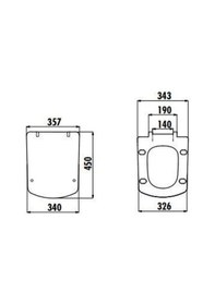 Resim Creavit Lara Yavaş Kapanan Klozet Kapağı Kc1603.01 