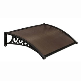 Resim OEM Kapı Üstü Lüx Seri Pratik Sundurma 100 X 120 Siyah 