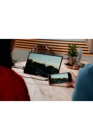 Resim Verbatim 14" Full HD Dokunmatik IPS + HDR Ekran / Freesync / Entegre Hoparlörlü 60 Hz / 6ms Alüminyum Taşınabilir Monitör - PMT-14 (49591) (Neopren Koruyucu Kılıf Dahil) 