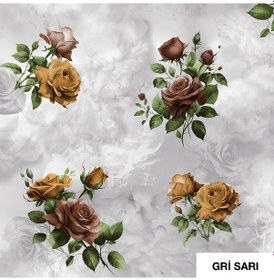 Resim Florista Silinebilir Pvc Masa Örtüsü-17481748 Sarı 