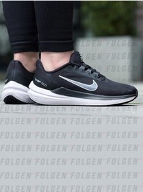 Resim Nike Air Winflo 9 Running Shoes Erkek Siyah Koşu Ayakkabısı 