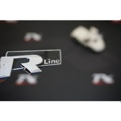 Resim Volkswagen R Line Bagaj 3M 3D Krom Metal Logo (548591859) 