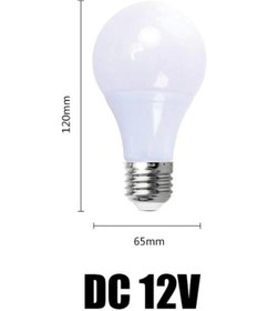 Resim Voltek 12-48v Led Ampul E27 9w 6500k 806 Lümen Ac-dc 