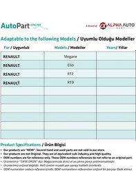 Resim Renault Megane, Clio, R12, R19 İçin Vites Ara Burcu- 100 Adet 10 Adet 
